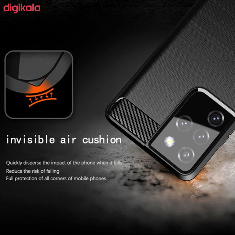 کاور جیتک مدل Rugged Carbon مناسب برای گوشی موبایل سامسونگ Galaxy S21 Ultra main 1 5