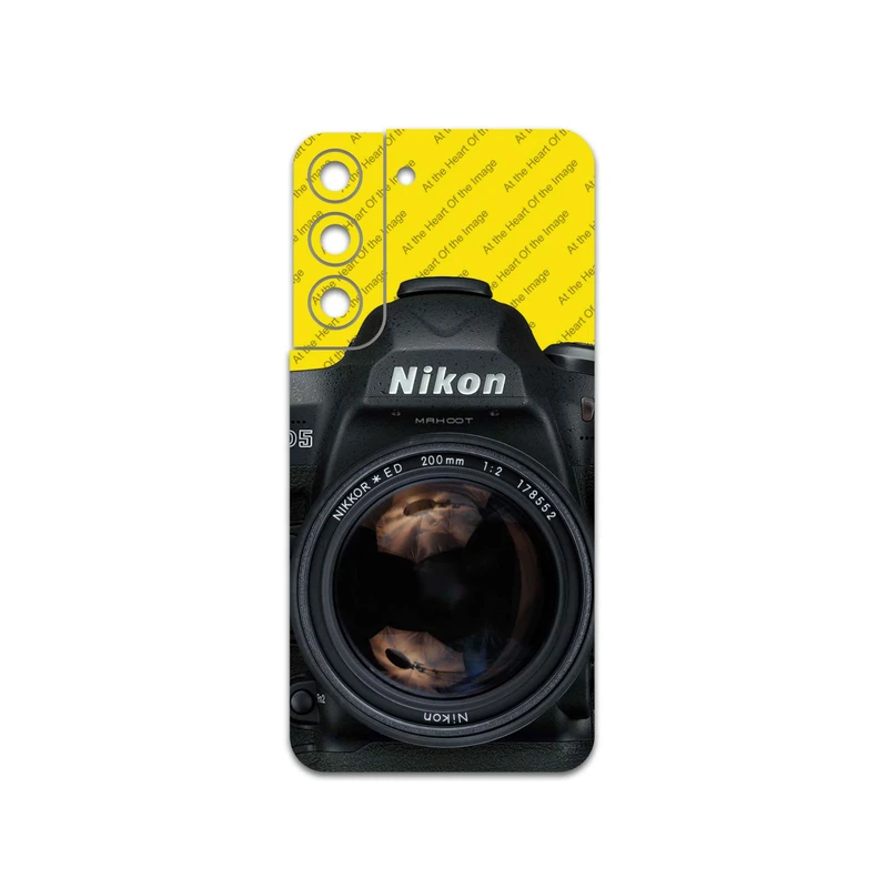 برچسب پوششی ماهوت مدل Nikon-Logo مناسب برای گوشی موبایل سامسونگ Galaxy S22 5G