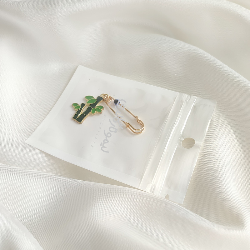 سنجاق سینه دخترانه لیمونار گالری مدل بامبو