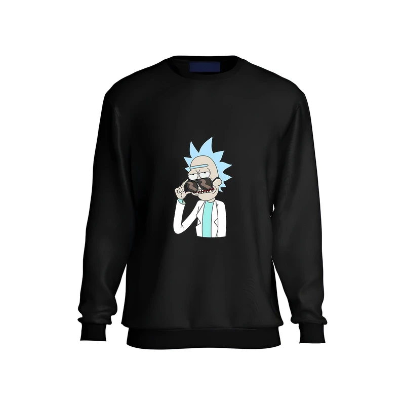 سویشرت مردانه مدل دورس ریک و مورتی کد 110