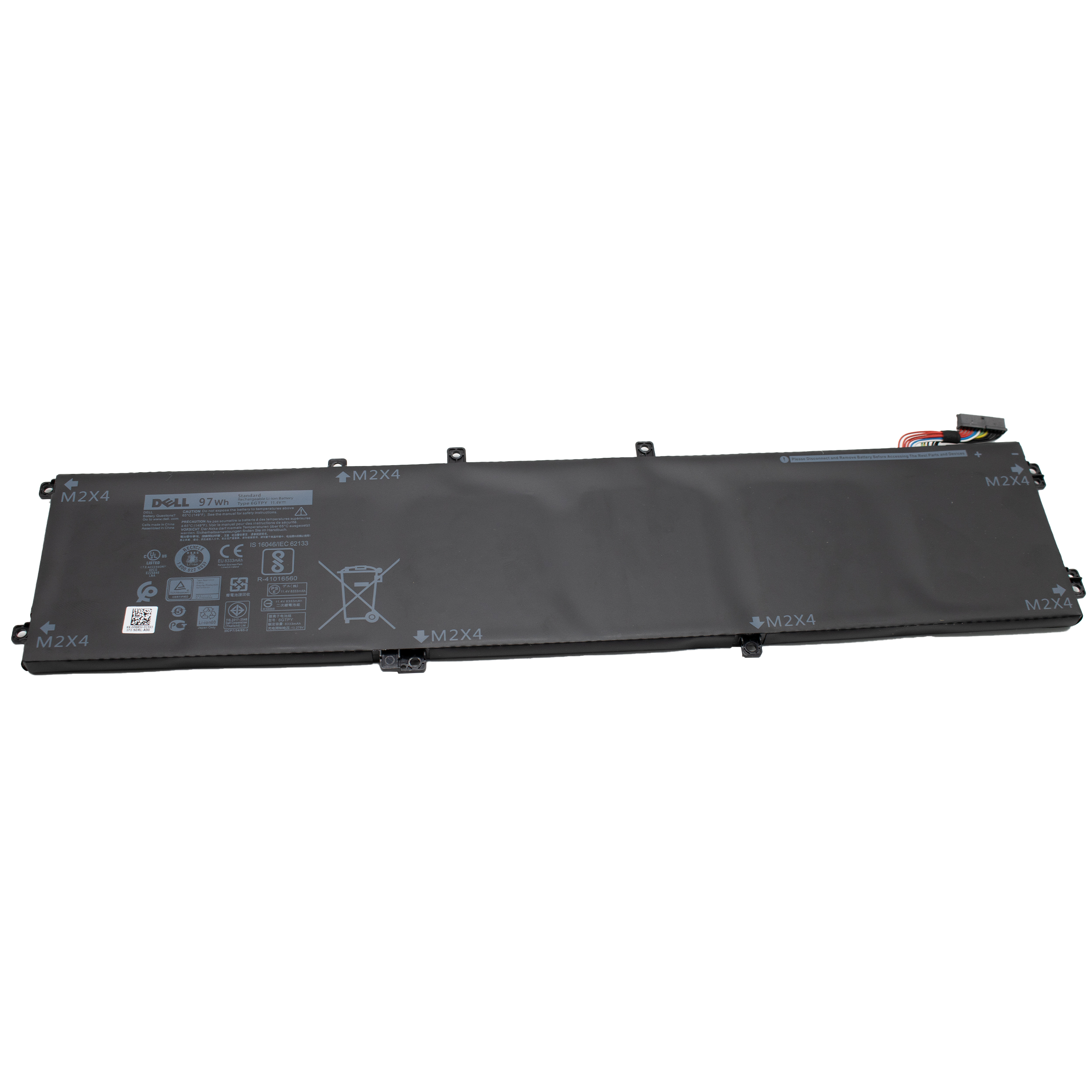 باتری لپ تاپ 6 سلولی دل مدل 6GTPY مناسب برای لپ تاپ دل 9560-5520