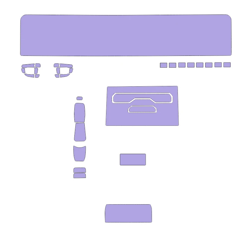 برچسب محافظ مانیتور و کنسول اس ان بلو مدل T7PMPPF مناسب برای تیگو 7 پرو مکس مجموعه 6 عددی