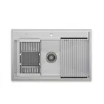 سینک ظرفشویی زرتوس مدل ZS8010 توکار
