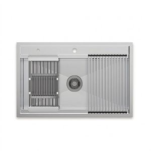 سینک ظرفشویی زرتوس مدل ZS8010 توکار