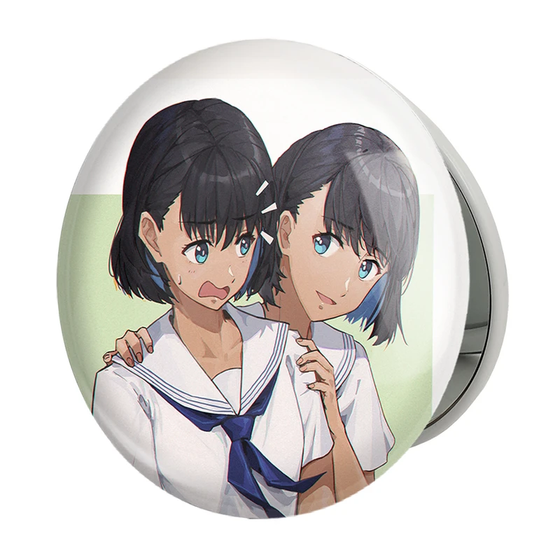 آینه جیبی خندالو طرح اوشیو انیمه سامر تایم رندرینگ SUMMER TIME RENDERING مدل تاشو کد 22285 