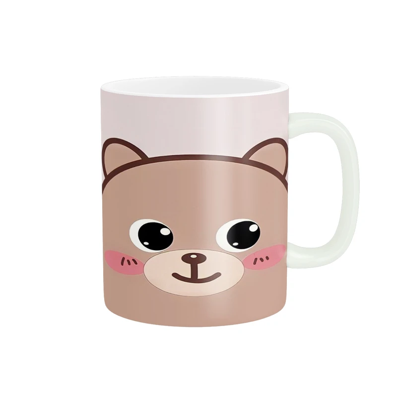 ماگ پاد آفرین مدل فانتزی طرح کارتونی خرس کیوت کد p12106