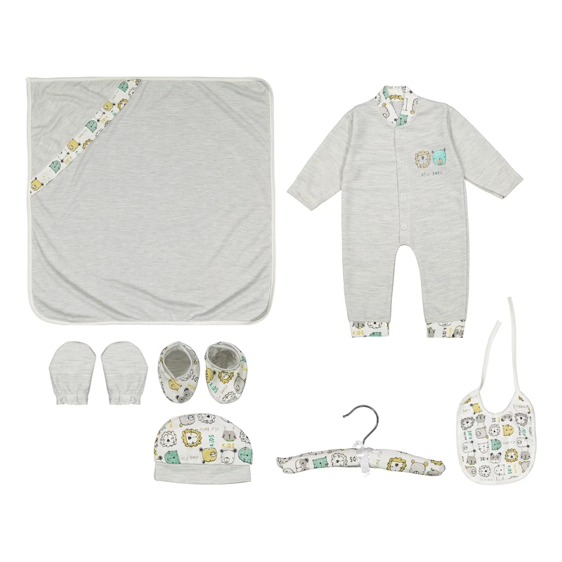 ست 7 تکه لباس نوزادی مادرکر مدل گربه