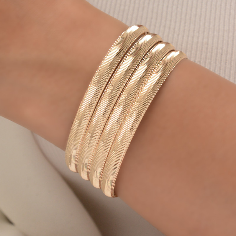 النگو طلا 18 عیار زنانه طلای مستجابی مدل اسپرلوس کد N01