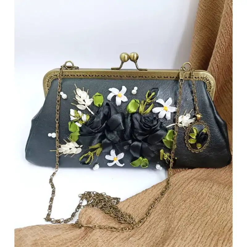 کیف مجلسی زنانه مدل چرم