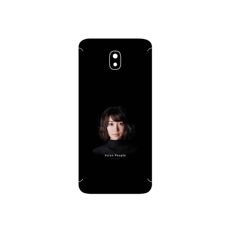 برچسب پوششی ماهوت مدل Portrait of an Asian Woman مناسب برای گوشی موبایل سامسونگ Galaxy J7 Pro
