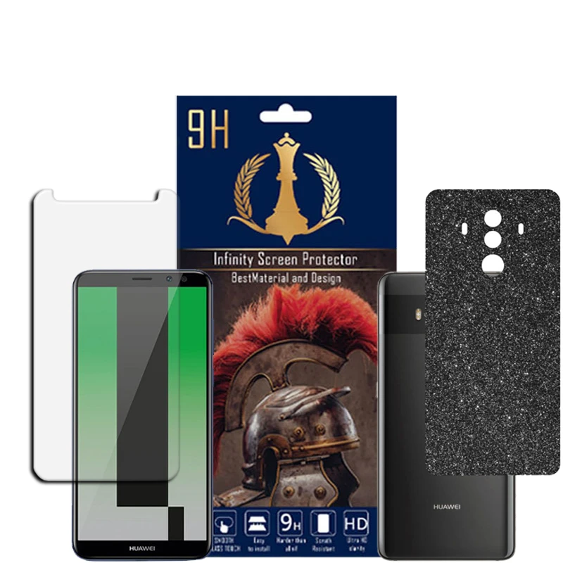  برچسب پوششی اینفینیتی مدل PRO MAX مناسب برای گوشی موبایل هوآوی MATE 10 PRO به همراه محافظ صفحه نمایش