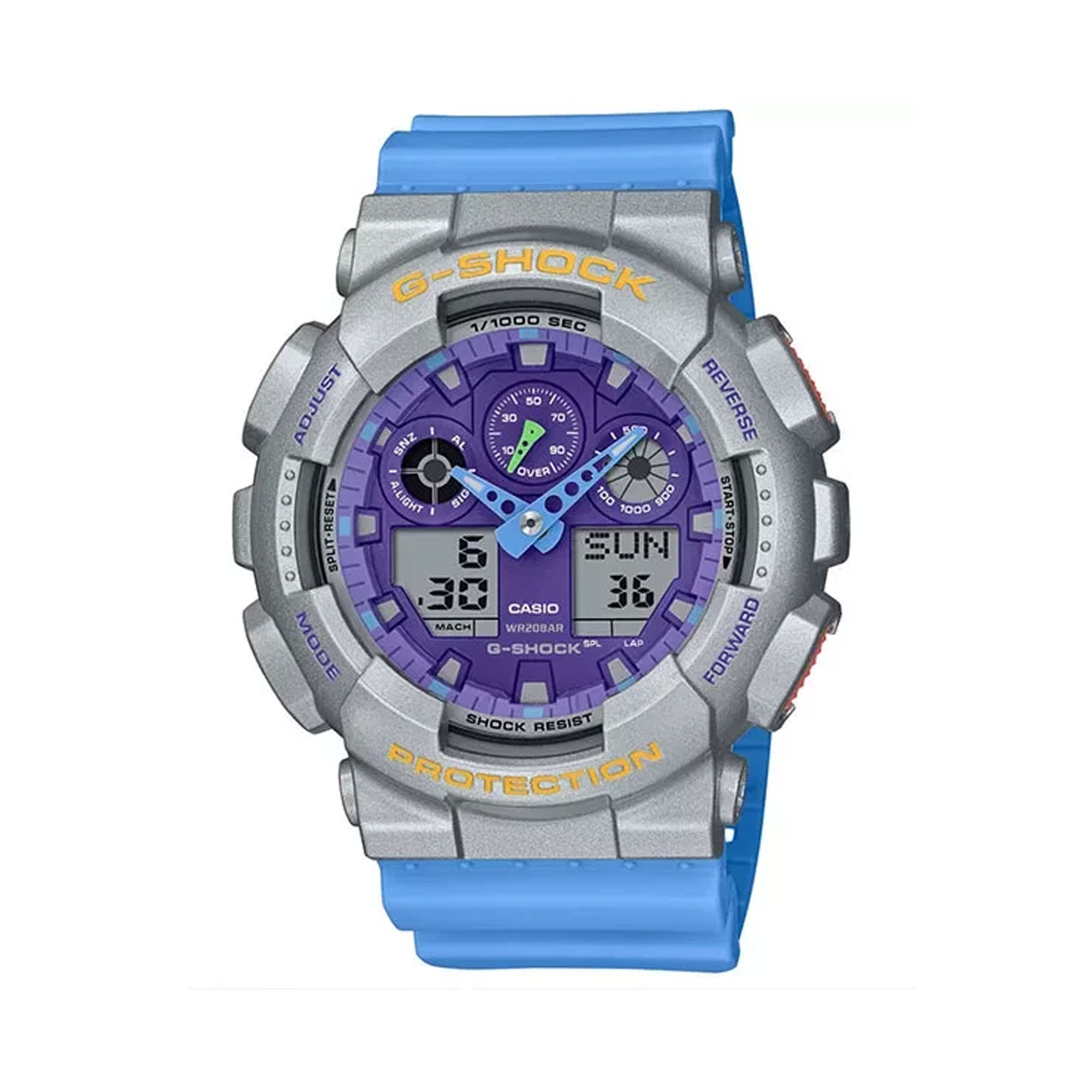 ساعت مچی عقربه‌ای مردانه کاسیو مدل GA-100EU-8A2DR