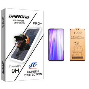 JF Diamond glass Ceramics Screen Protector For Xiaomi شیائومی Redmi Note 8 Pro