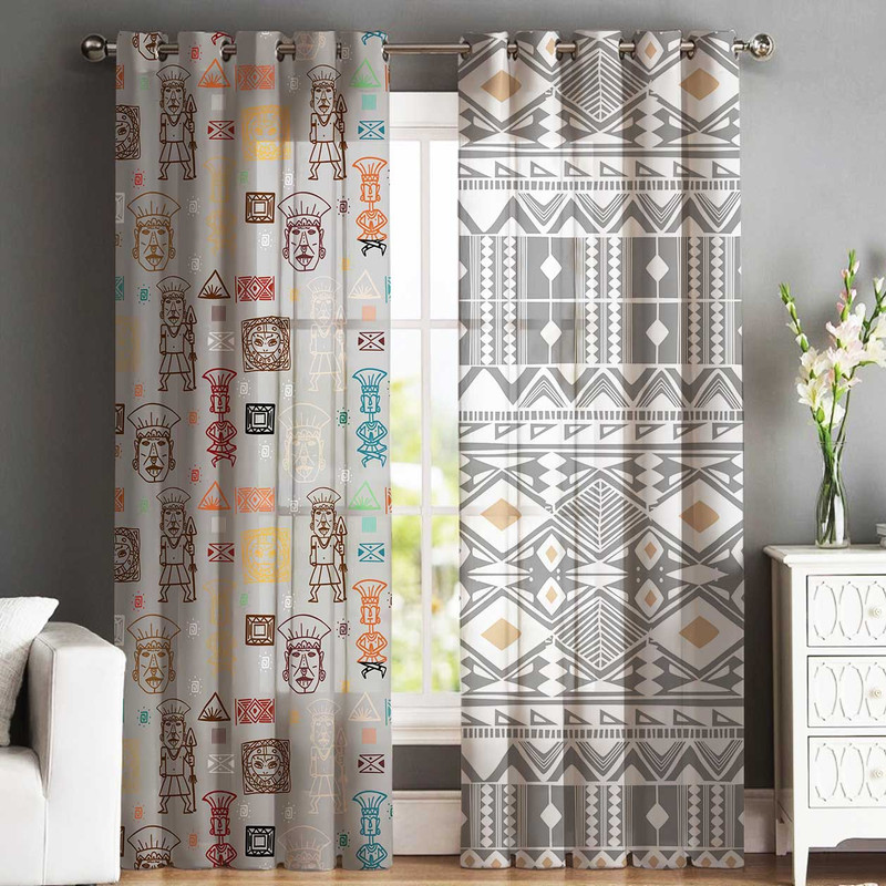 پرده شمسه نگار مدل M 518 سایز 140x250 سانتی متر