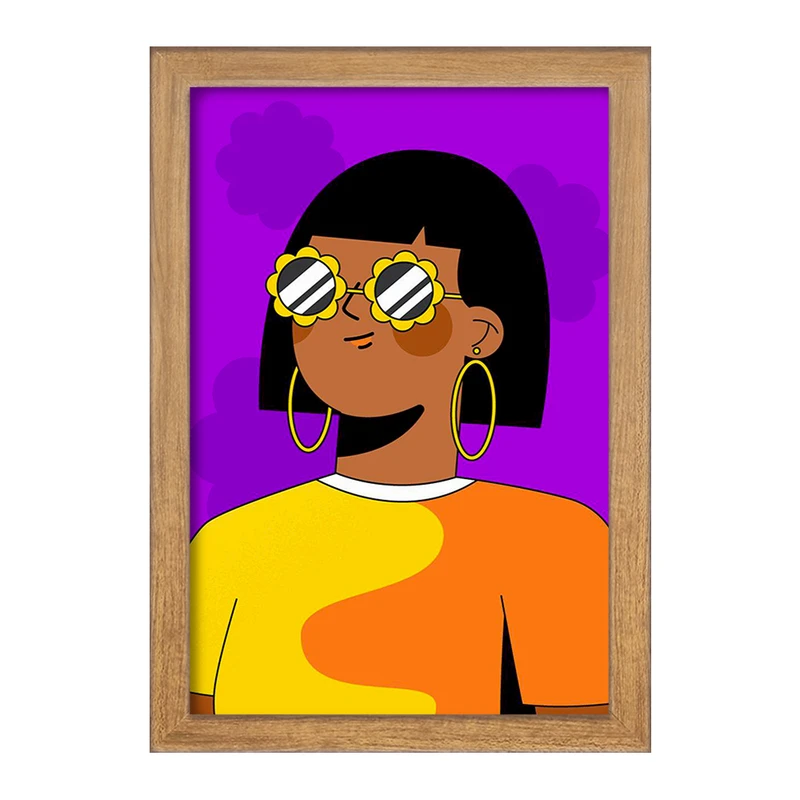 تابلو خندالو مدل دختر قوی Girl Power کد 28942