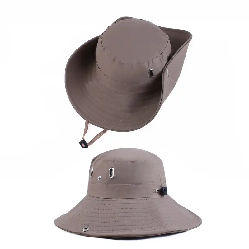 کلاه آفتابگیر مدل کابوی لبه بلند