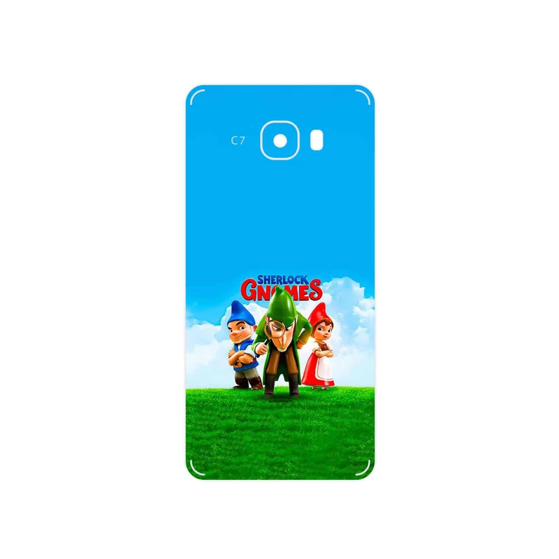 برچسب پوششی ماهوت مدل Sherlock Gnomes مناسب برای گوشی موبایل سامسونگ Galaxy C7