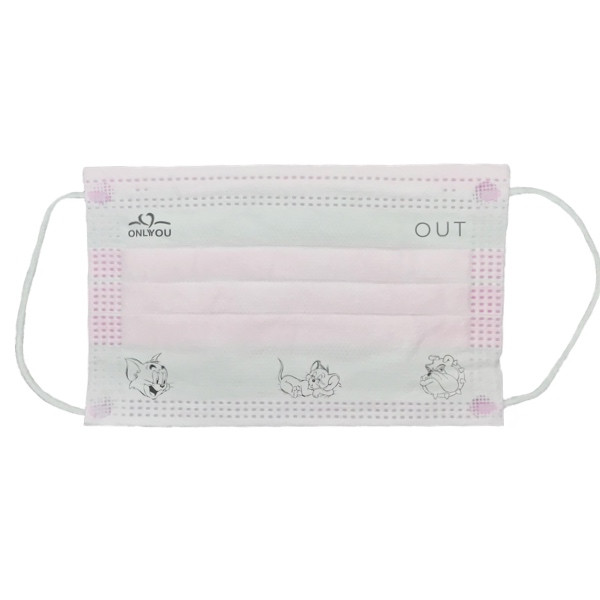 ماسک تنفسی کودک اونلی یو مدل سه لایه TOM 575 بسته 400 عددی