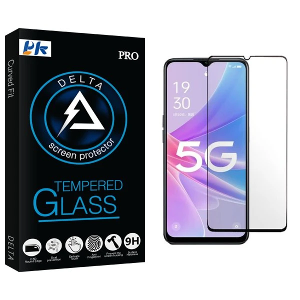 محافظ صفحه نمایش شیشه ای پی کی مدل Delta مناسب برای گوشی موبایل اوپو A1x
