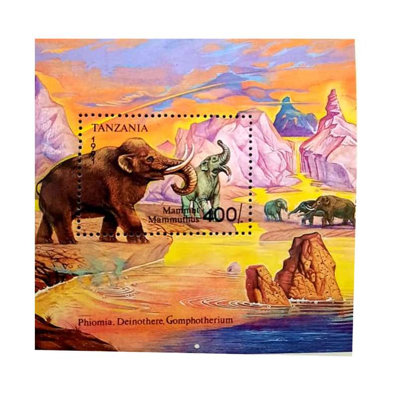 تمبر یادگاری مدل حیات وحش تانزانیا کد DS1826