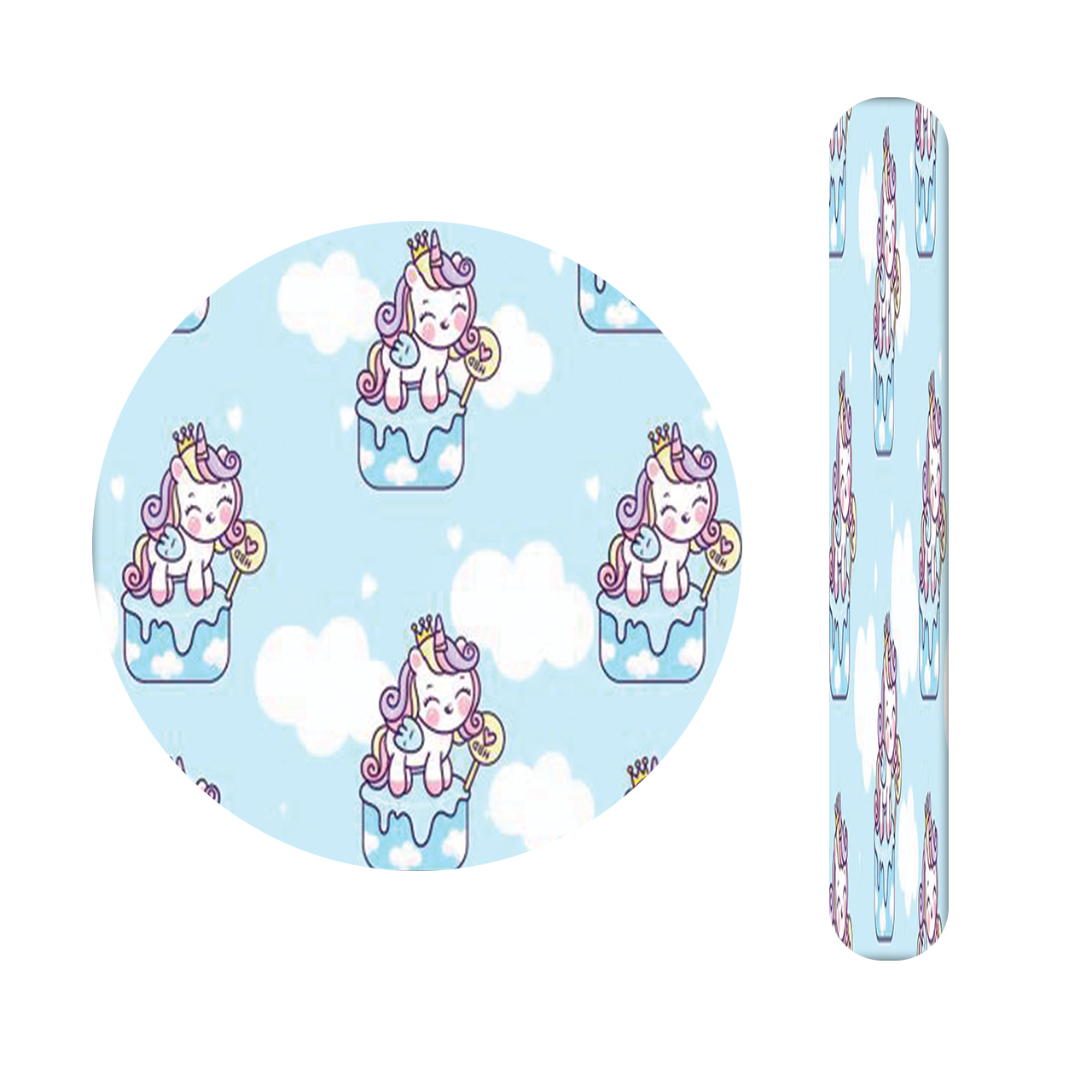 سوهان ناخن مندیکس مدل یونیکورن کد 473 به همراه آینه جیبی