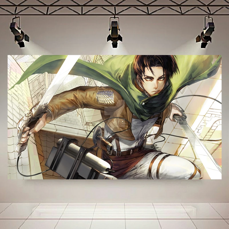 تابلو بوم طرح انیمه مدل Attack on TITAN کد AR6880