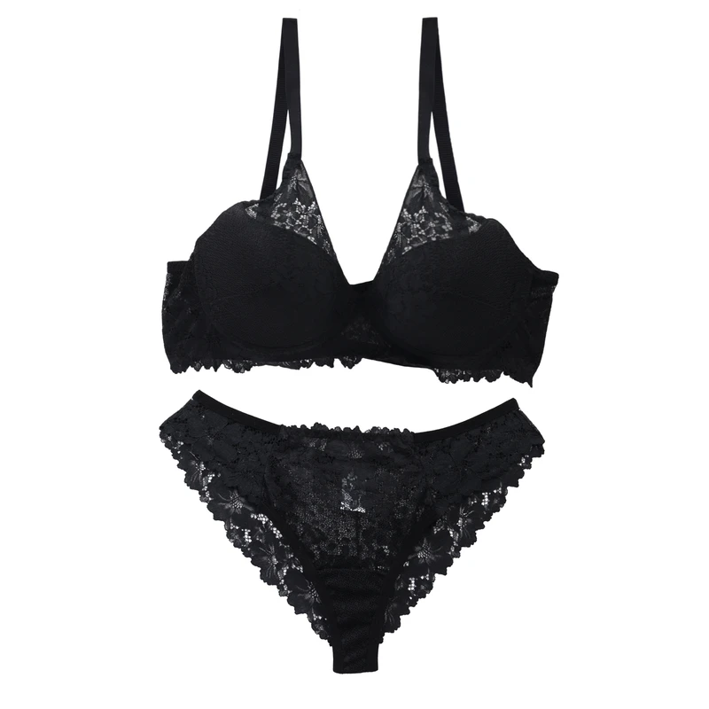 ست سوتین و شورت زنانه برتا مدل کاپدار اسفنجی کد 6030B