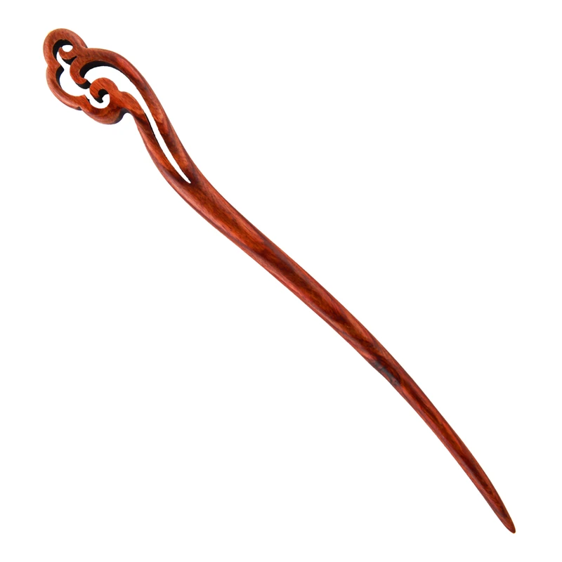 گیره مو زنانه مدل کانزاشی چوبی کد 1991