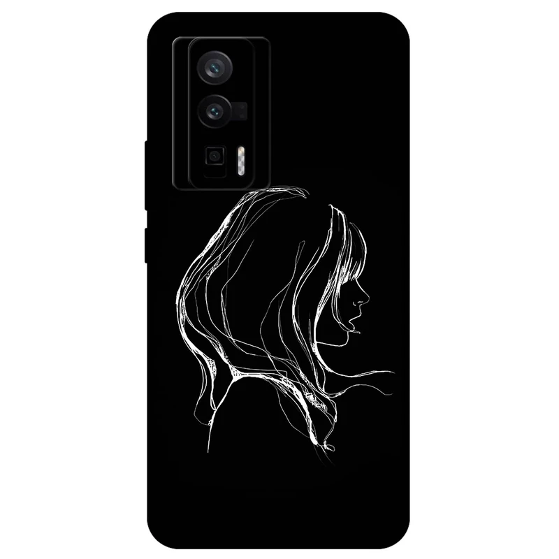 کاور مگافون طرح دخترانه مدل 7766 مناسب برای گوشی موبایل شیائومی Poco F5 Pro     