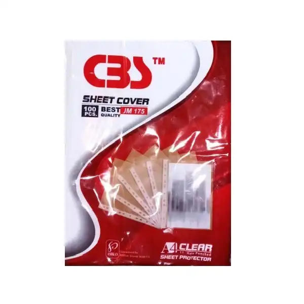 کاور کاغذ A4 سی بی اس مدل JM-175  بسته 100 عددی