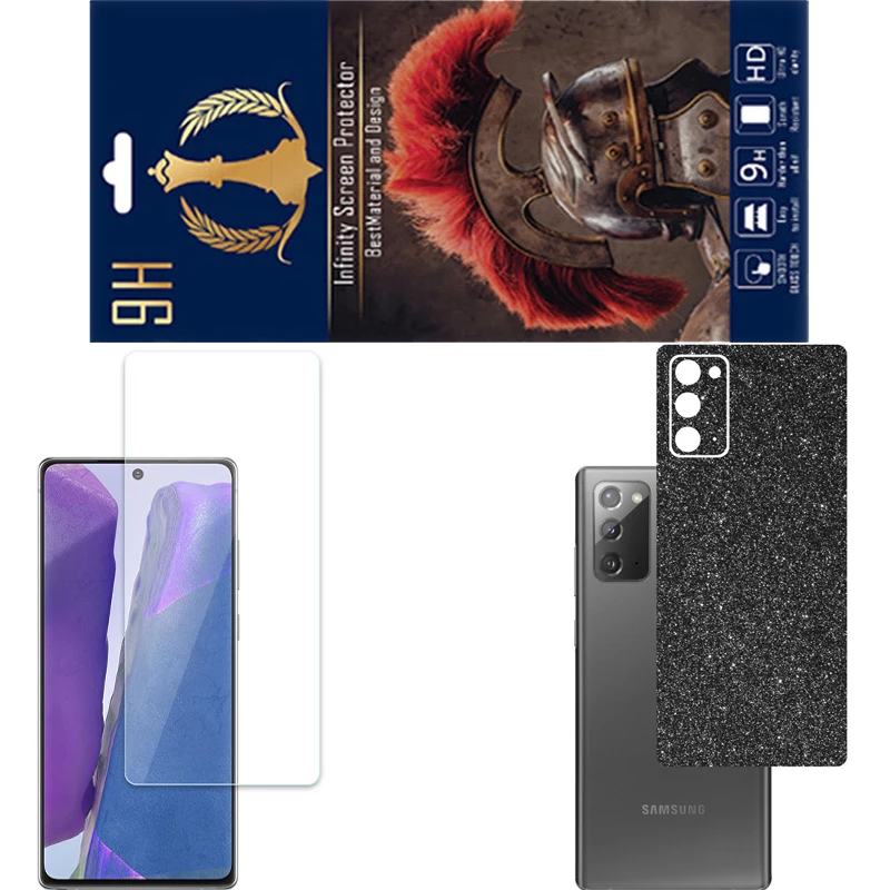 محافظ صفحه نمایش اینفینیتی مدل PRO مناسب برای گوشی موبایل سامسونگ GALAXY NOTE 20 به همراه برچسب پوششی