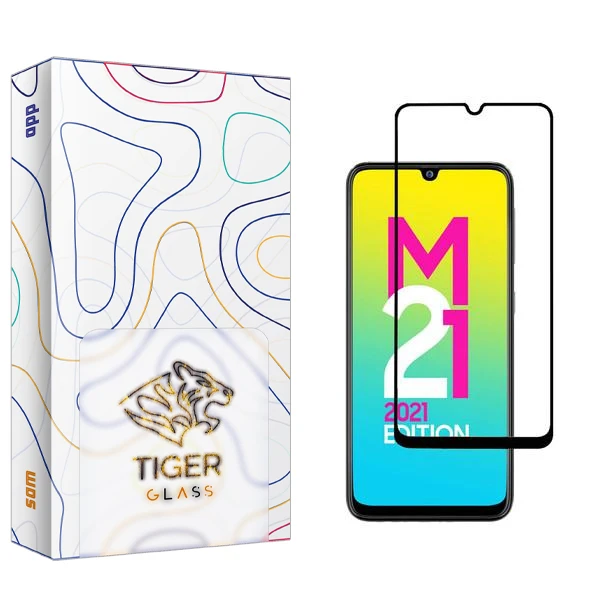 محافظ صفحه نمایش تایگر گلس مدل SAM2 مناسب برای گوشی موبایل سامسونگ Galaxy M21 2021