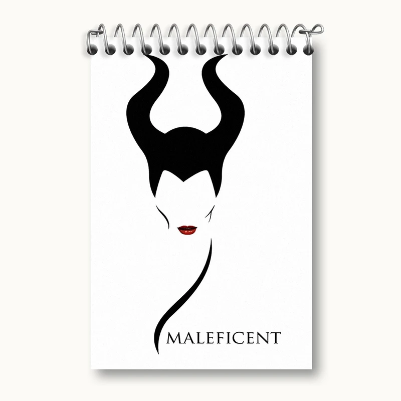 دفتر یادداشت 50 برگ خندالو طرح مالفیسنت (Maleficent) کد N3463