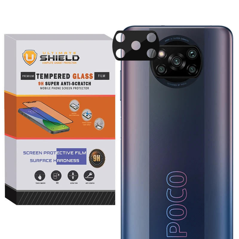 محافظ لنز دوربین آلتیمیت شیلد مدل 3D-UL مناسب برای گوشی موبایل شیائومی Poco X3 / X3 Pro / X3 NFC