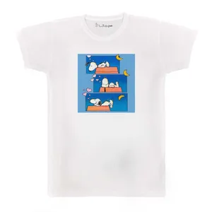 تی شرت بچگانه پرمانه طرح اسنوپی کد pmt.3676