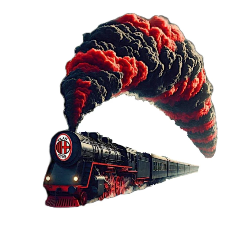 استیکر پارچه و لباس پاد آفرین مدل فوتبالی آث میلان کد 476