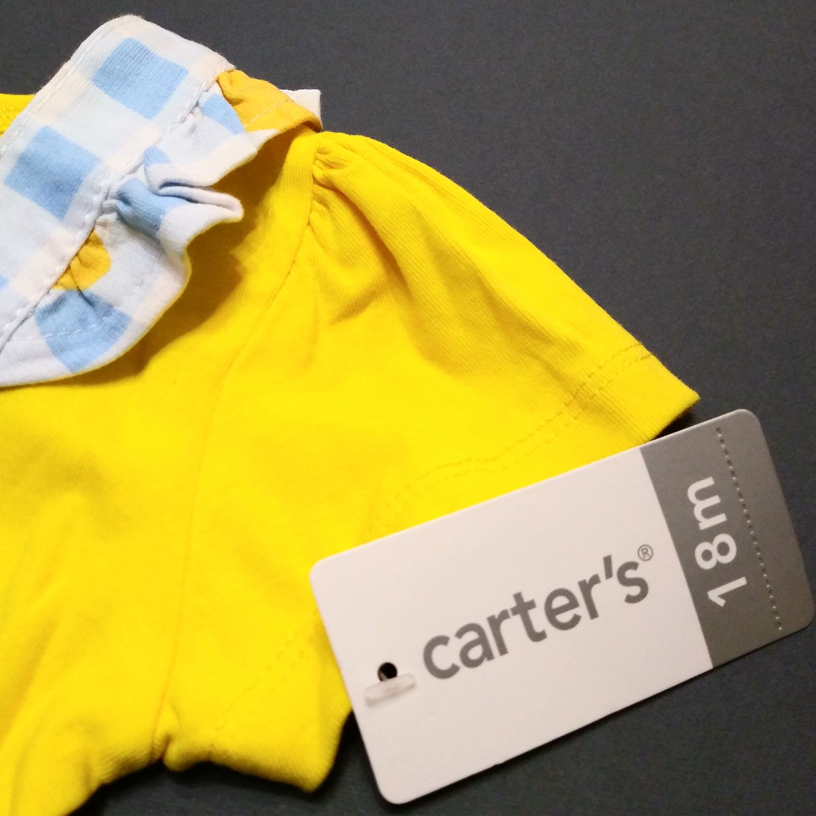 ست تی شرت و سرهمی نوزادی کارترز طرح Lemon کد M606 -  - 10