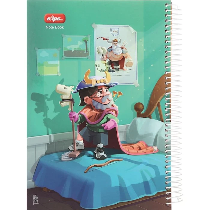 دفتر مشق 100 برگ کلیپس مدل رستم