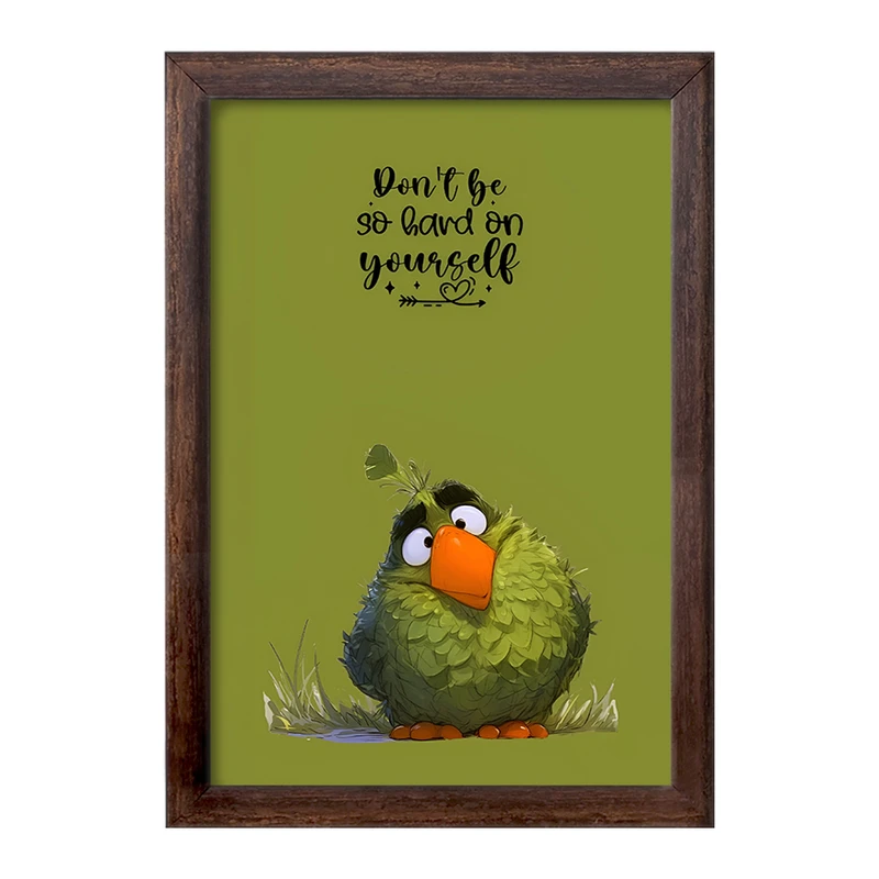 تابلو خندالو طرح Don't Be Go Hard On Yourself کد F5838