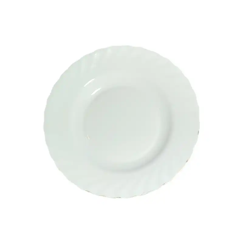 بشقاب خورش خوری مدل لب طلا بسته 6 عددی