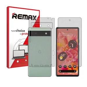 Remax HyMTT model matte screen protector suitable for Google Pixel 6a mobile phone along with the back protector