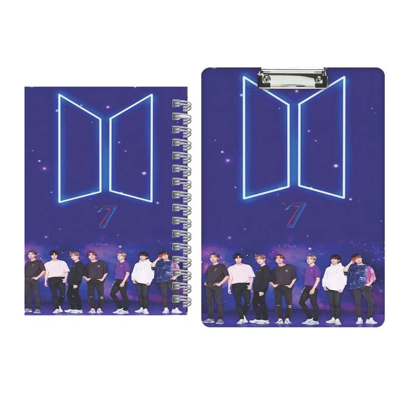 تخته شاسی مدل BTS کد 2367 سایز A4 به همراه دفتر