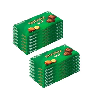 شکلات تابلت شیری با مغز فندق شونیز -100 گرم بسته 12 عددی