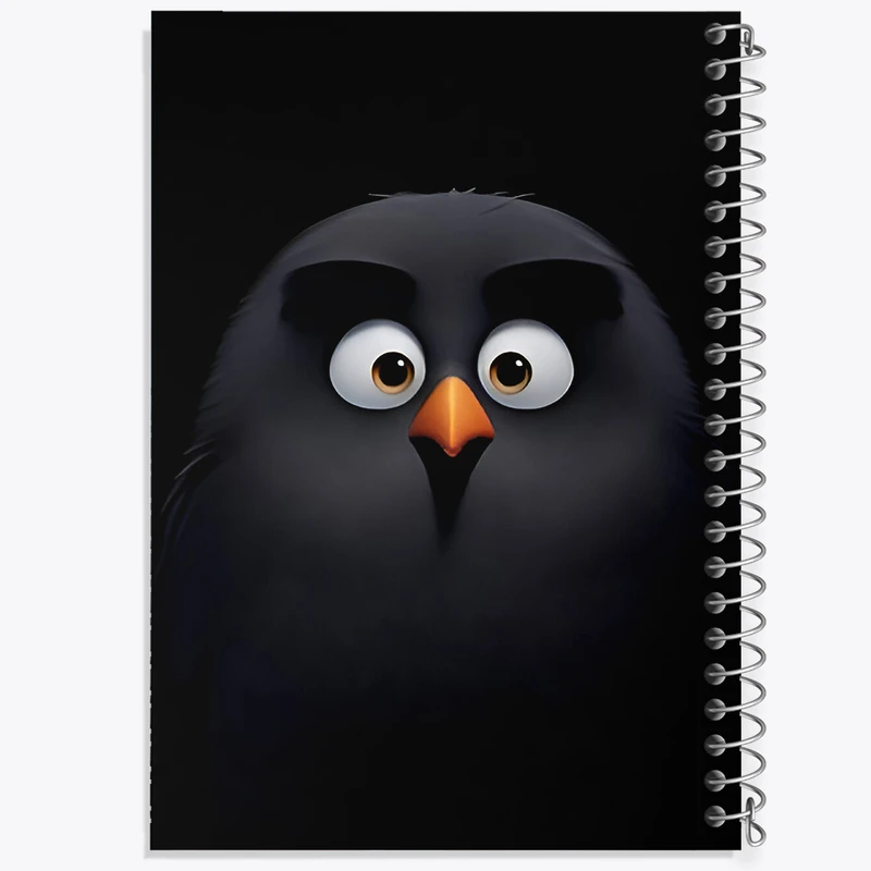 دفتر شطرنجی 50 برگ خندالو طرح پرندگان خشمگین کد F8477