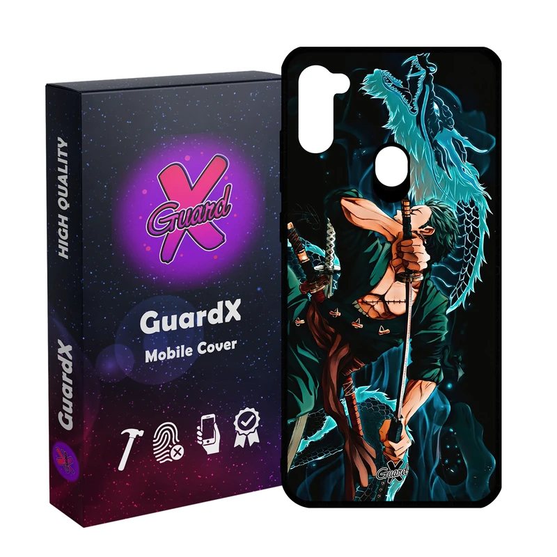 کاور گارد ایکس طرح Roronoa Zoro Anime مدل Glass10553 مناسب برای گوشی موبایل سامسونگ Galaxy A11/M11