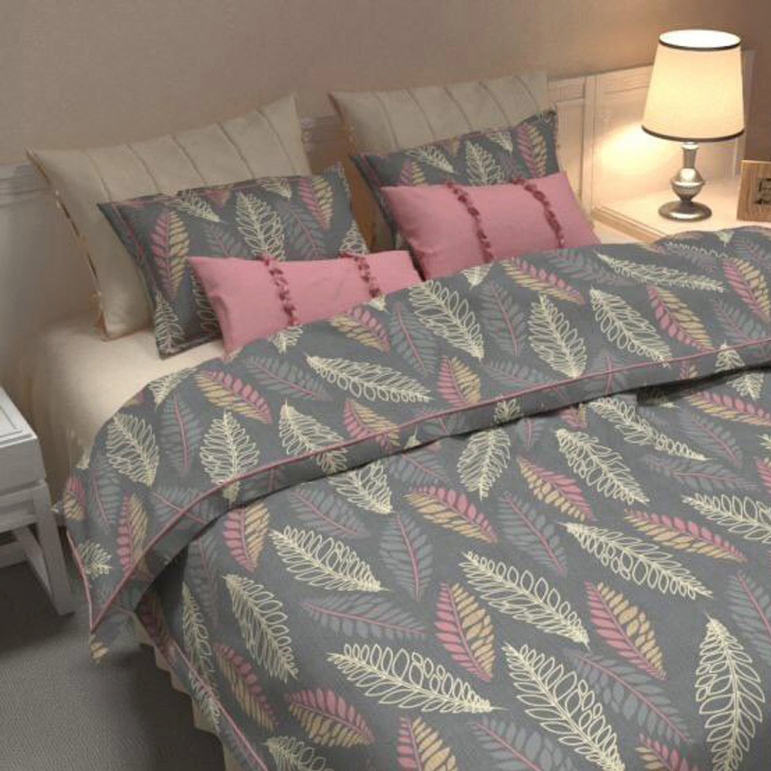 سرویس روتختی سندس مدل خزان کد F297 دونفره 6 تکه