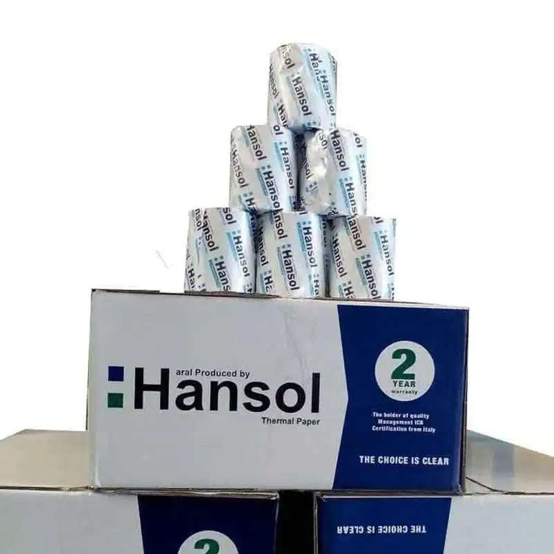 کاغذ پرینتر حرارتی هانسول مدل HA40 بسته 10 عددی