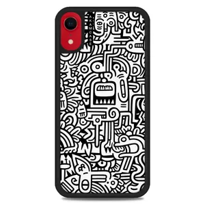 AKAM AMC-WAXR-DOODLE15 Cover For Apple iPhone XR