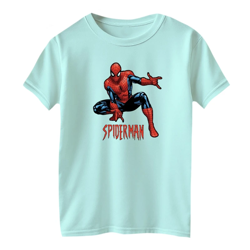 تی شرت آستین کوتاه بچگانه مدل مرد عنکبوتی کد ۱۸