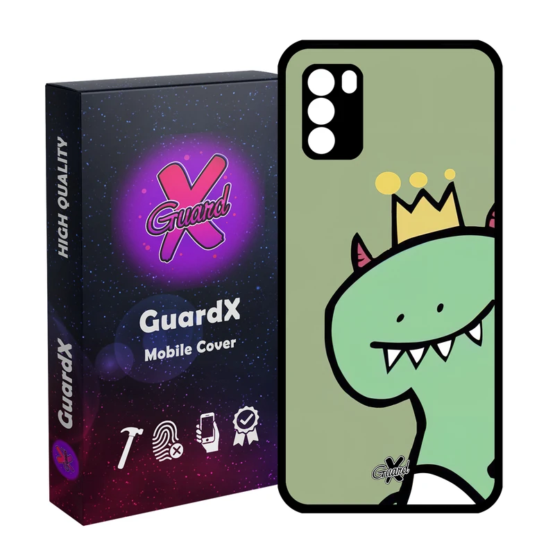 کاور گارد ایکس طرح نقاشی مدل Glass10463 مناسب برای گوشی موبایل شیائومی Poco M3